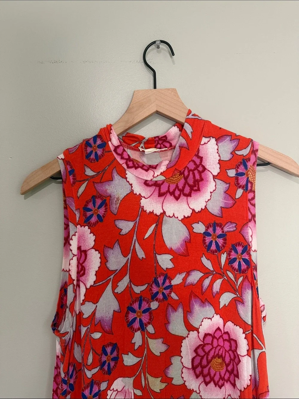 Maeve by Anthropologie Cleary Floral Sleeveless Asymmetrical Dress Large